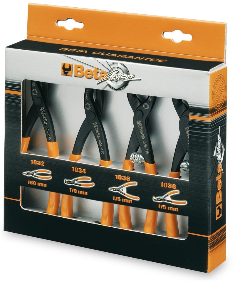 1031/S4 - Set of 4 circlip pliers