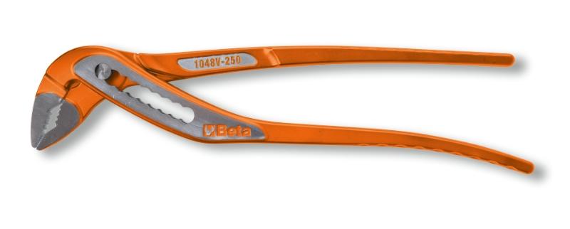 1048V - Slip joint pliers boxed joints, orange lacquered