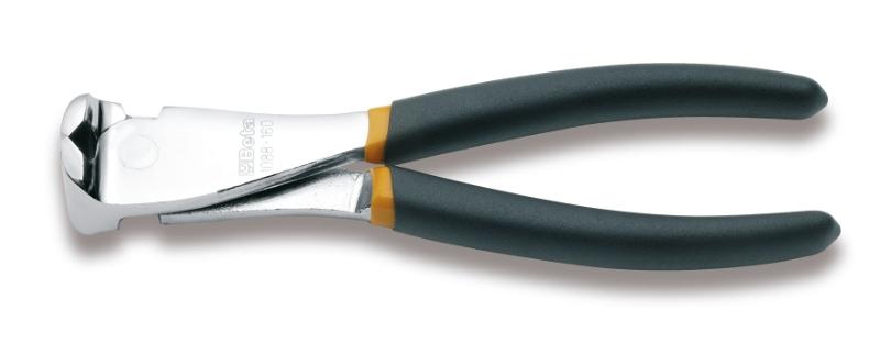 1088 - Heavy duty end cutting nippers, slip-proof double layer PVC coated handles
