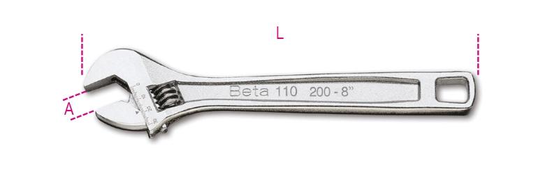 110 100 - Adjustable Wrenches With Scales
