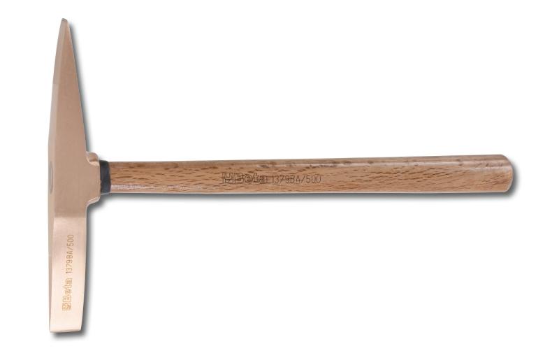 1379BA - Sparkproof scraping hammer, wooden shaft