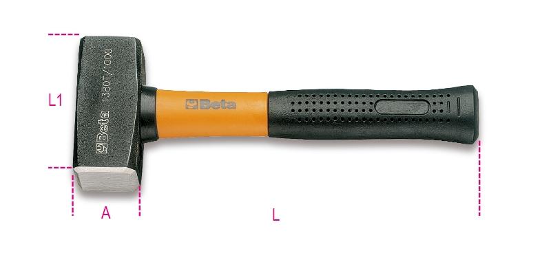 1380T - Mason club hammers, fibre shafts