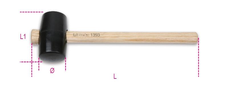 1393 - Hard rubber head hammers