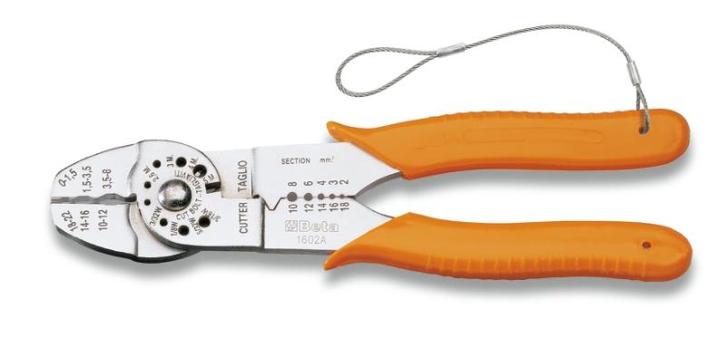 1602A-HS - Crimping pliers for insulated terminals, standard model H-SAFE