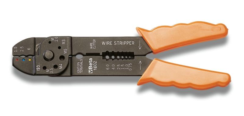 1602 - Crimping pliers for insulated terminals, light series