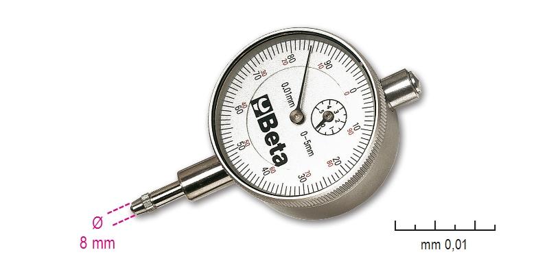 1662/1 - 1662/2 - Dial indicator, reading to 0.01 mm