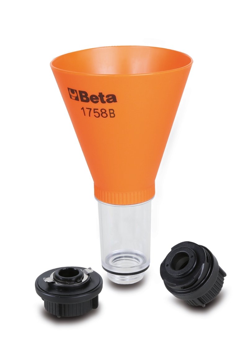 1758B - Non-return funnel with quick couplings