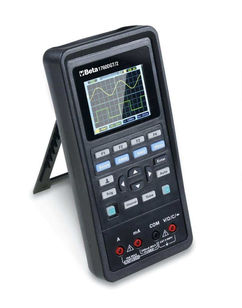 1760DGT/2 - Digital automotive multimeter, portable, with 2-channel oscilloscope and waveform generator