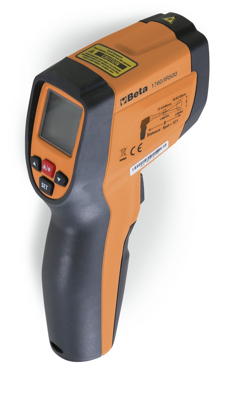 1760/IR500 - Digital infrared thermometer with dual laser aiming system
