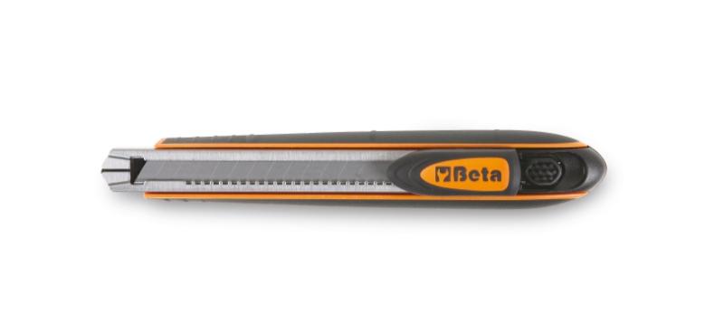 1770BM - Utility knife with automatic blade locking mechanism, 6 blades