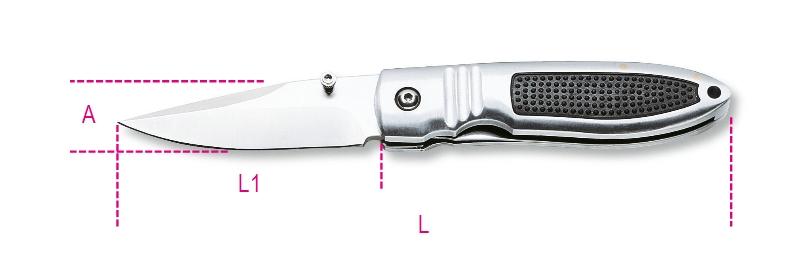 1778 A - Foldaway Knife Aluminium Handle
