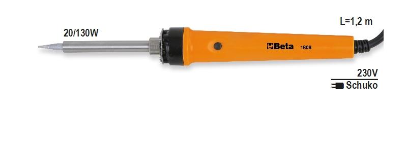 1808 - Dual rating soldering iron with steel tips 1824R8