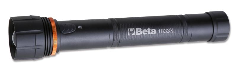 1833XL - High-brightness LED torch, made of sturdy anodized aluminium, up to 1,500 lumens