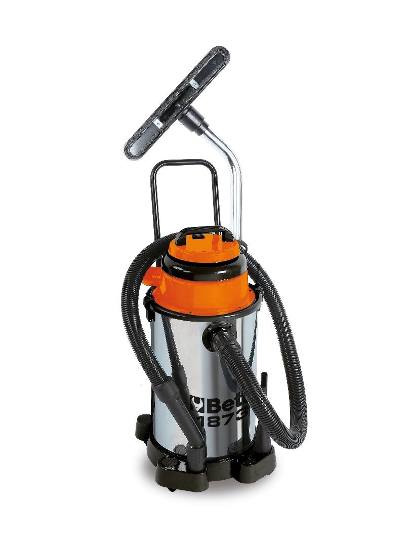 1873 - Solid and vacuum cleaner, 30 l, stainless steel drum