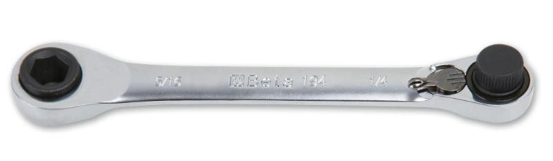 194 - Reversible ratcheting wrench for bits