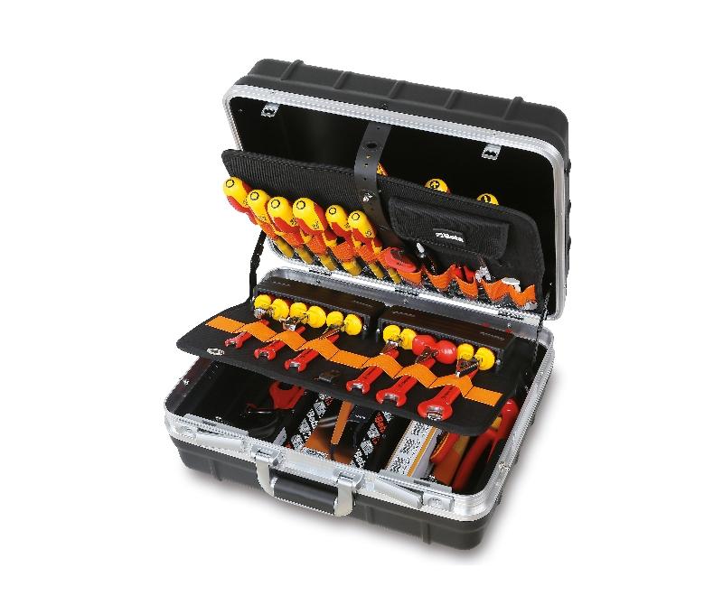 2029E - Tool cases with assortments of tools for electronic and electrotechnical maintenance