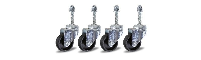 3026/R0,3  - 4 spare swivel wheels for hydraulic jack 3026 0,3