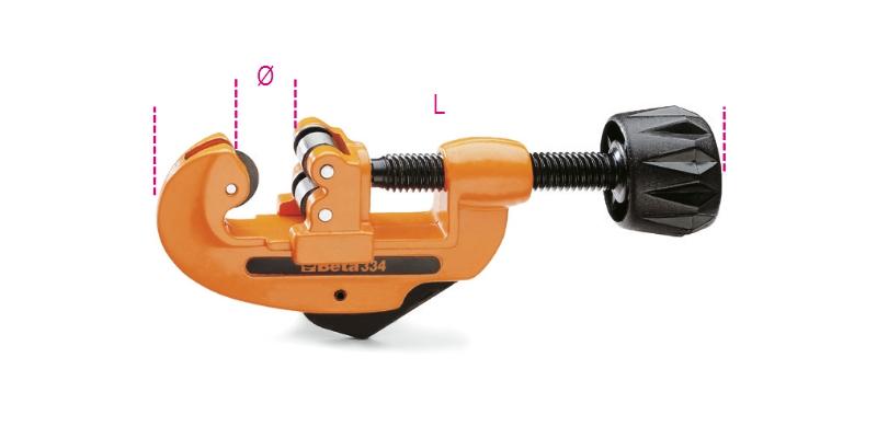 334 - Pipe cutter for copper and light alloy pipes