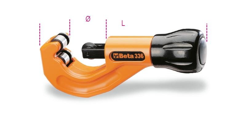 336 - Telescopic pipe cutter for copper and light alloy pipes