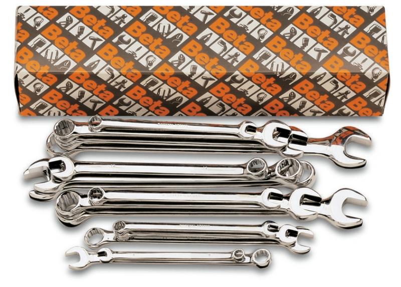 42LMP/S - Set of 14 combination wrenches, long series