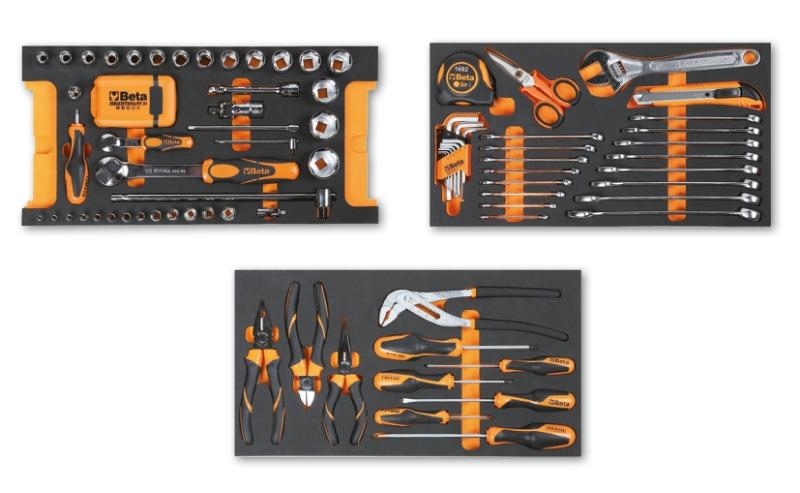 5914VU/M - Assortment of 109 tools for universal use in EVA foam trays