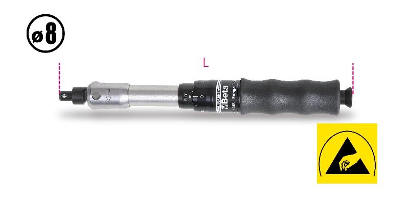 604B - Break-back torque bars for right-hand and left-hand tightening torque accuracy: ± 6%