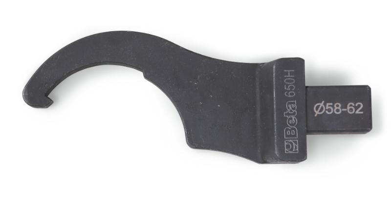 650H - Hook wrenches for torque bars, rectangular drive