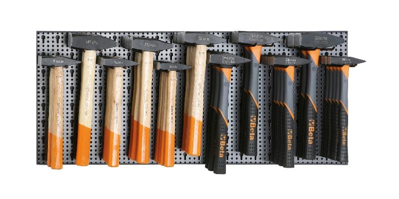 6600 M/417 - Assortment of 43 tools, with hooks without panel