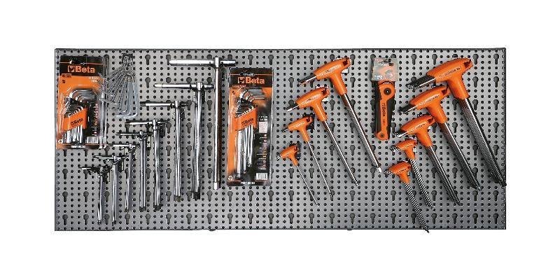 6600 M/51 - Assortment of 257 tools with hooks without panel