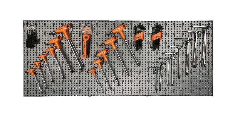 6600 M/58 - Assortment of 150 tools with hooks without panel