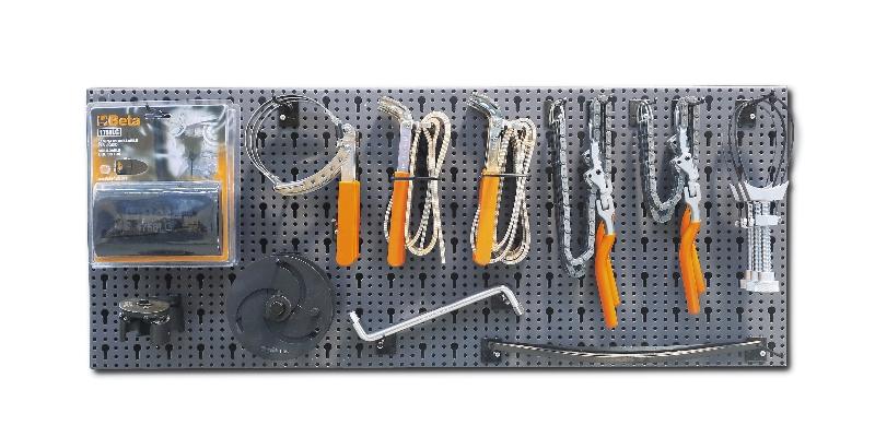 6600 M/842 - Assortment of 36 tools, with hooks without panel
