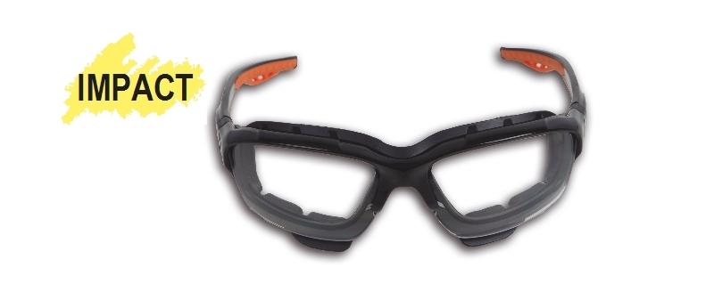 7093BC - Safety glasses with clear polycarbonate lenses