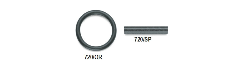 720/OR... - 720/SP... - Rubber O-rings and locking pins for impact sockets