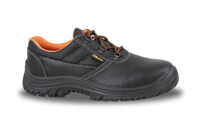 Leather Shoe with Penetration Proof Insole; 
Brand : Beta; 
Origin : Italy; 
Model : 7241C - 42; 
Specifications :; 
- Size : 42 EU / 8 UK; 
- Steel toe cap; 
- Elastic steel penetration proof insole; 
- Waterproof;