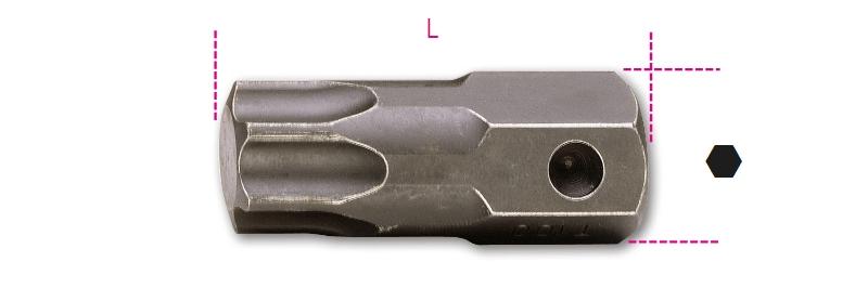 727/ES22TX - Impact bits for Torx® head screws, 22 mm drive