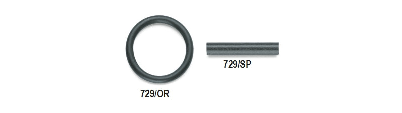 729/OR... - 729/SP... - Rubber O-rings and locking pins for impact sockets