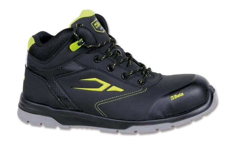 7321NA - Nubuck shoe, water-repellent, with quick opening system and antiabrasion reinforcement in toe cap area
