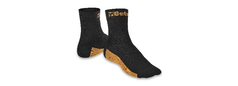 7429 - Maxi sneaker socks with breathable texture inserts