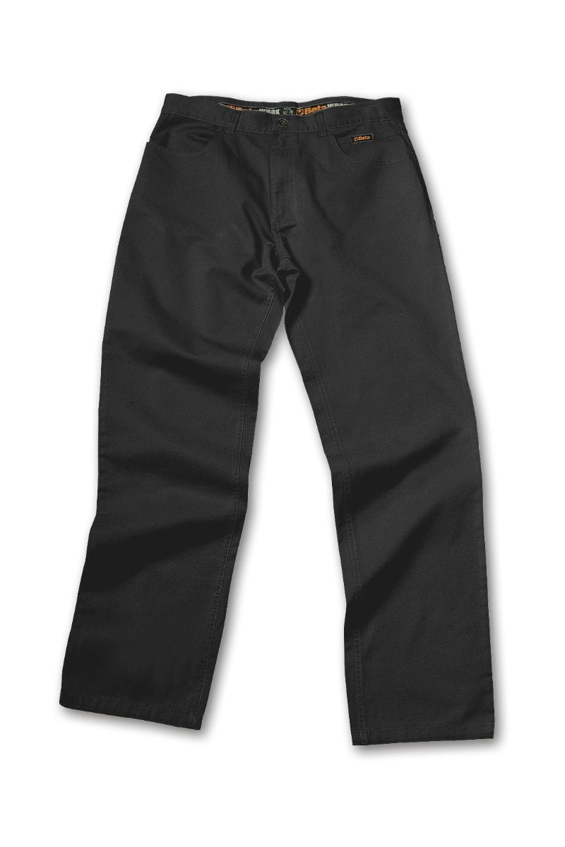 7500 BLACK/M - 5-Pocket Trousers Twill