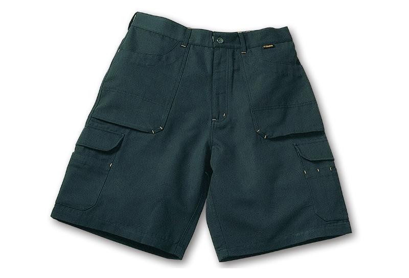 7511 GREY/M - Multi-Pocket Bermuda Shorts
