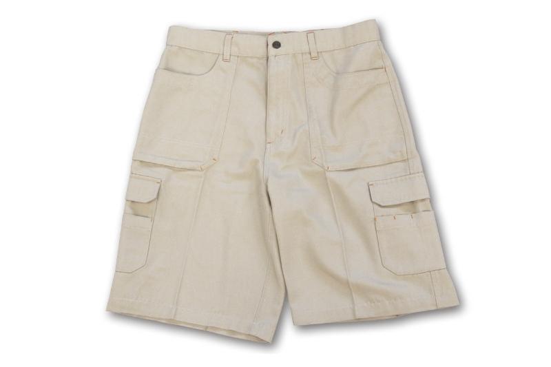 7511 SAND/L - Multi-Pocket Bermuda Shorts