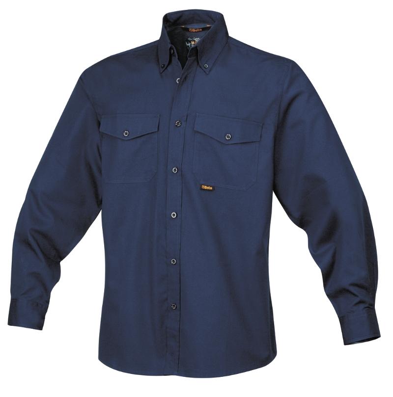 7540 BLUE/L - Lightweight Shirt Twill