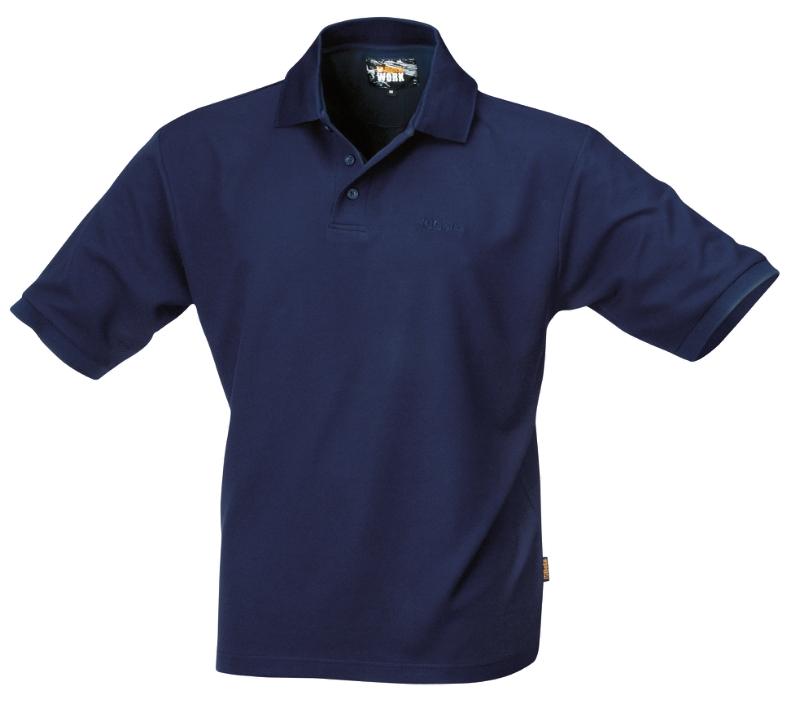 7552 BLU/M - Technical Polo Shirt