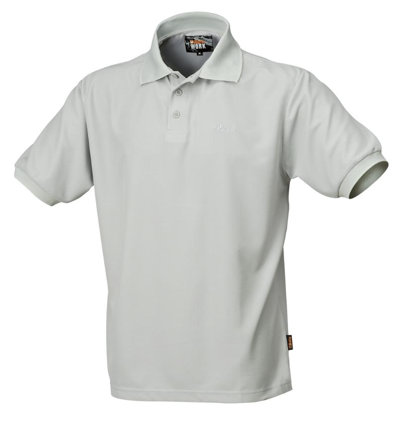 7552 BEIGE/M - Technical Polo Shirt