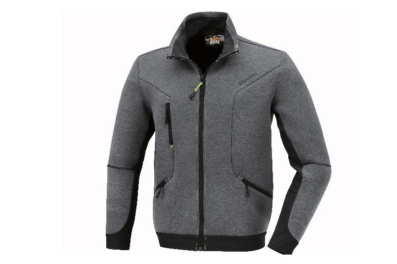 7634G - Technical sweatshirt, long-zipped