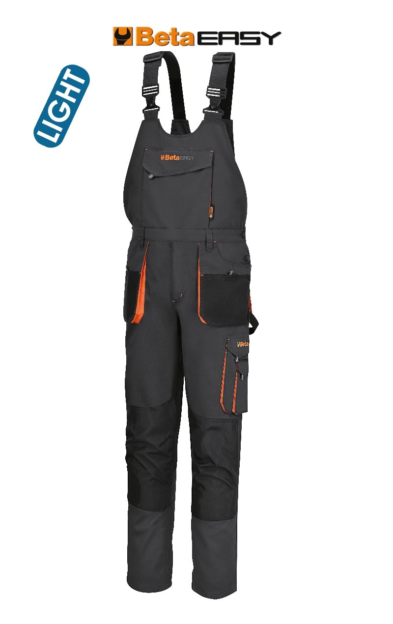 7863G - Work bib and brace overalls, lightweight New design - Improved fit