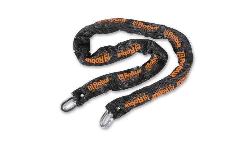 8130 - Antitheft chains, made of alloy steel, case-hardened, tempered, galvanised