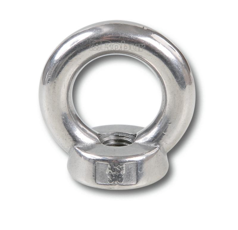 8242 - Eye nuts stainless steel AISI 316