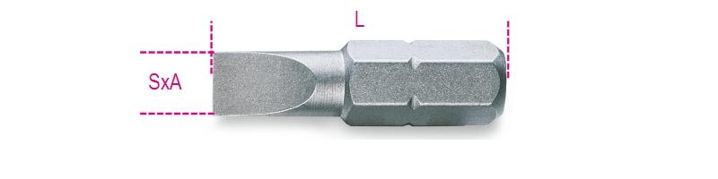 861LP - Bits for slotted head screws
