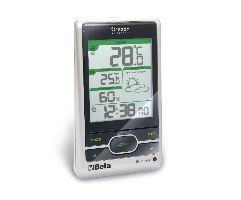 9583 Radio controlled clock with weather 
station